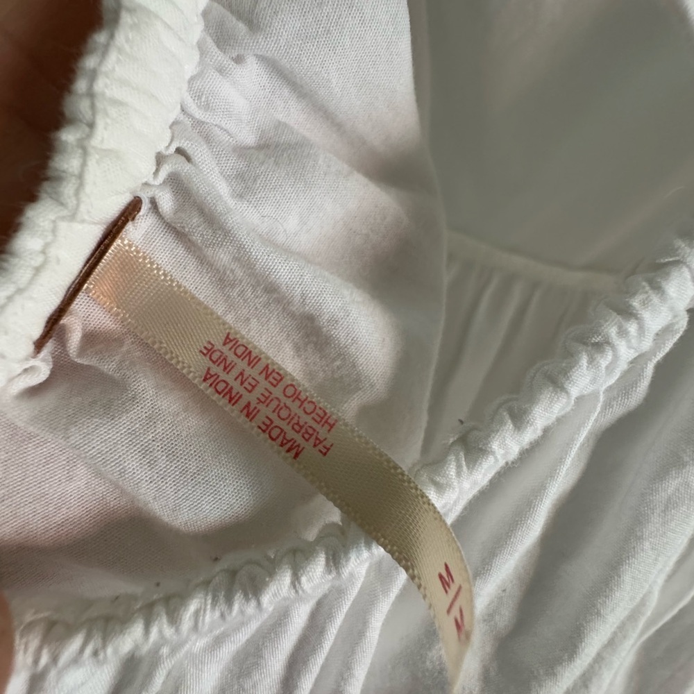 Free People Isabella Optic White Dress B006 - Picture 6 of 6
